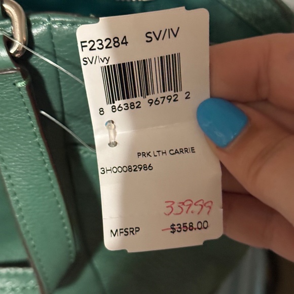 Authentic Green Coach Purse NWT - Picture 2 of 6